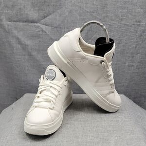 COLMAR 'CLAYTON BLEACH' style men's white leather sneakers sz 40EUR 7.5US